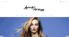 Desktop Screenshot of annacoroneo.com